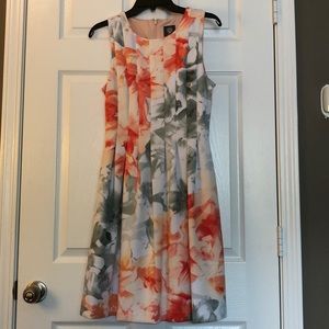 Vince Camuto Multi-Color Floral Dress